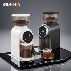 Moedor de café elétrico BALASHOV: Moinho de rebarbas para um expresso perfeito e ...